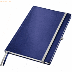 Leitz Notizbuch Style fester Einband A4 liniert 80 Blatt titan blau