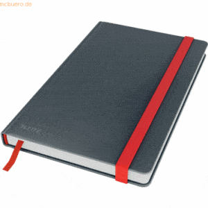 Leitz Notizbuch Cosy A5 fester Einband liniert grau