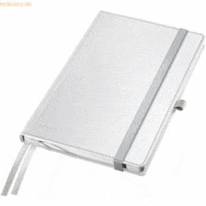 Leitz Notizbuch Style A5 80 Blatt 100g/qm liniert arktik weiß
