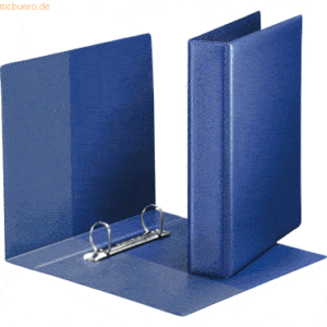 12 x Leitz Ringbuch A5 2-Ringe 25mm blau