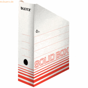 Leitz Archiv-Stehsammler Solid A4 Wellpappe hellrot