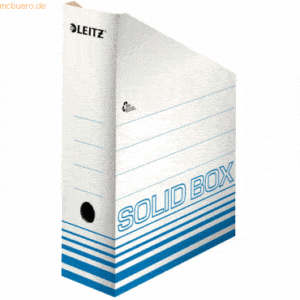 Leitz Archiv-Stehsammler Solid A4 Wellpappe hellblau
