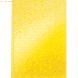 Leitz Notizbuch Wow A4 80 Blatt liniert gelb
