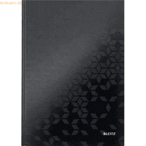 Leitz Notizbuch Wow A4 80 Blatt liniert schwarz