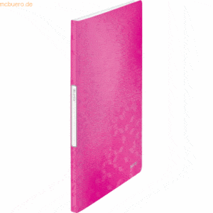 10 x Leitz Sichtbuch Wow A4 20 Hüllen pink metallic