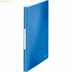 10 x Leitz Sichtbuch Wow A4 40 Hüllen blau metallic