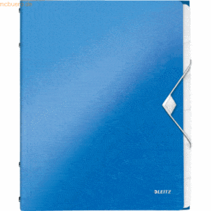 Leitz Ordnungsmappe Wow A4 6-teilig blau metallic