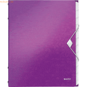 Leitz Ordnungsmappe Wow A4 12-teilig violett