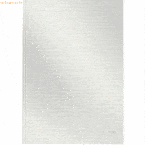 6 x Leitz Notizbuch Solid fester Einband A4 kariert 80 Blatt weiß