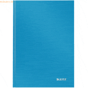 6 x Leitz Notizbuch Solid fester Einband A5 kariert 80 Blatt hellblau