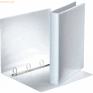 Esselte Präsentationsringbuch A4 4 Ringe 25mm weiß