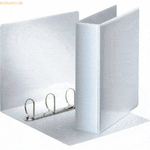 Esselte Präsentationsringbuch A4 4 Ringe 50mm weiß