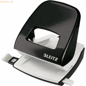 Leitz Bürolocher NeXXt Wow Metall 30 Blatt schwarz