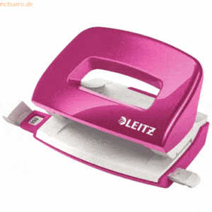 Leitz Locher Mini Nexxt Wow Metall 10 Blatt pink metallic