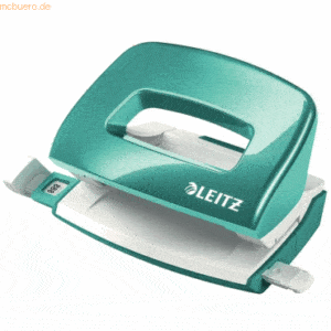 Leitz Locher Mini Nexxt Wow Metall 10 Blatt eisblau