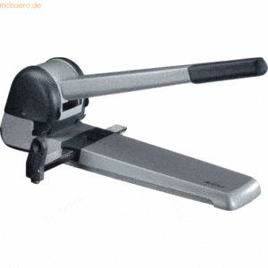 Leitz Superlocher 250 Blatt mit Anschlagschiene silber