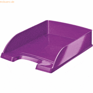 Leitz Briefablage Wow A4 Kunststoff violett