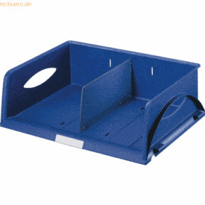 Leitz Ablagekorb Sorty quer A4/C4 405x125x300mm blau