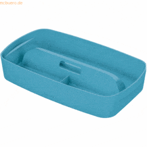 4 x Leitz Organiser MyBox Cosy Klein mit Griff ABS blau