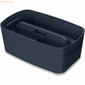 Leitz Aufbewahrungsbox Klein MyBox Cosy mit Organiser / Deckel ABS gra