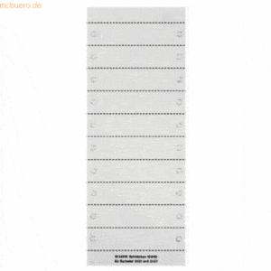 Leitz Blanko-Schildchen 92x21mm weiß VE=50 Stück