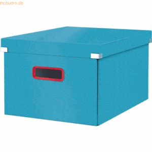 Leitz Aufbewahrungsbox Click & Store Cosy mittel Karton blau