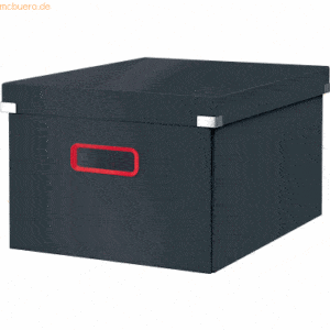 Leitz Aufbewahrungsbox Click & Store Cosy mittel Karton grau