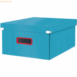 Leitz Aufbewahrungsbox Click & Store Cosy groß Karton blau