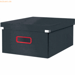 Leitz Aufbewahrungsbox Click & Store Cosy groß Karton grau