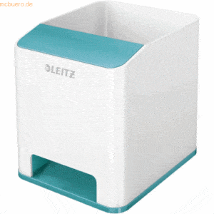 Leitz Stifteköcher Wow Duo Colour Sound weiß/eisblau