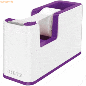 Leitz Klebeband-Abroller Wow Duo Colour weiß/violett