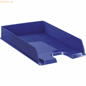 10 x Esselte Briefablage Europost A4 Polystyrol blau