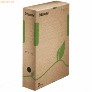 Esselte Archiv-Box ECO 80 mm Karton naturbraun