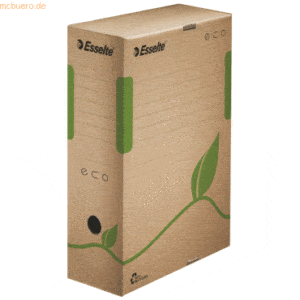 Esselte Archiv-Box ECO 100 mm Karton naturbraun