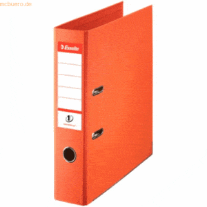 10 x Esselte Ordner No. 1 A4 75mm PP-kaschiert orange