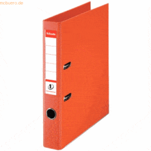 10 x Esselte Ordner No. 1 A4 50mm PP-kaschiert orange