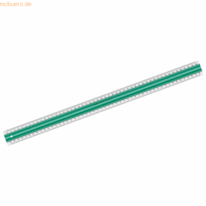 10 x Linex Lineal Super 50 cm mit Anti-Rutsch-Funktion grün