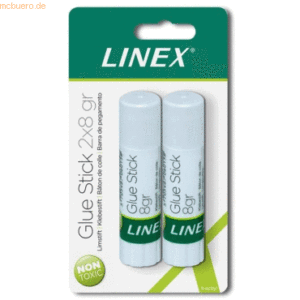 12 x Linex Klebestift 8g VE=2 Stück