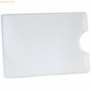 Litfax Kartenhülle mit RFID NFC-Schutz neutral silber VE=10 Stück