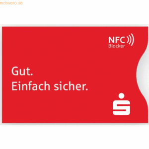 Litfax EC-Kartenhülle Standard RFID Blocker Sparkasse