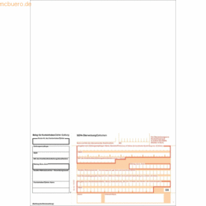 Litfax SEPA-Überweisung/Zahlschein A4 (Beleg unten rechts) VE=100 Stüc