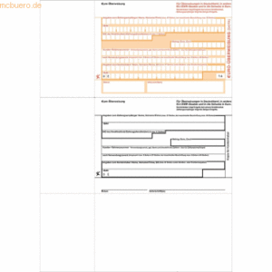 Litfax SEPA-Überweisung für Data Becker A4 (Beleg oben rechts) VE=100