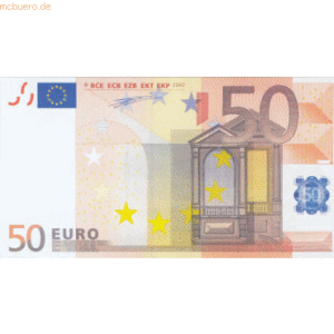 Litfax Euro-Schein 50€ 180x97mm banderoliert VE=75 Stück