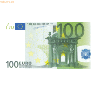 Litfax Euro-Schein 100€ 191x103mm banderoliert VE=75 Stück