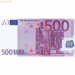 Litfax Euro-Schein 500€ 203x103mm banderoliert VE=75 Stück