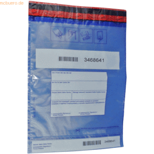 Litfax Standard-Safebag 230x325 + 30mm Bon VE=100 Stück