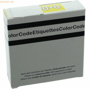 Litfax Color Buchstaben-Signale O (Farbsystem Leitz/Elba) gelb VE=250