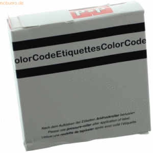 Litfax Color Buchstaben-Signale P (Farbsystem Leitz/Elba) rot VE=250 S