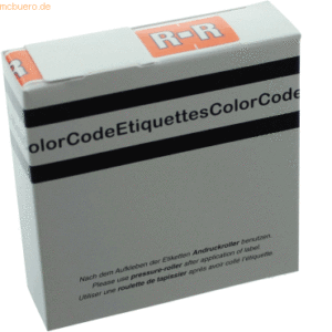 Litfax Color Buchstaben-Signale R (Farbsystem Leitz/Elba) orange VE=25