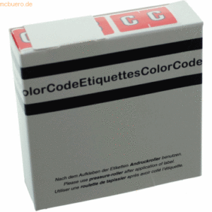 Litfax Color Buchstaben-Signale C (Farbsystem Leitz/Elba) rot VE=250 S